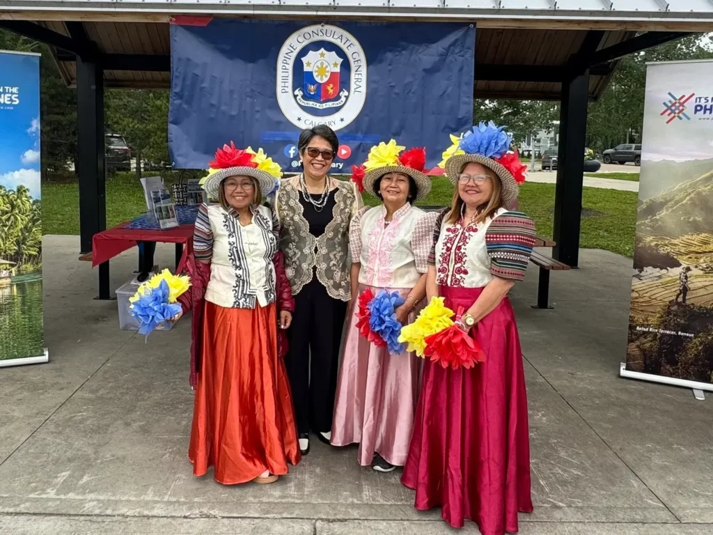 Consul General Emma Sarne at the opening ceremony of the 2025 Sylvan Lake Summer Festival