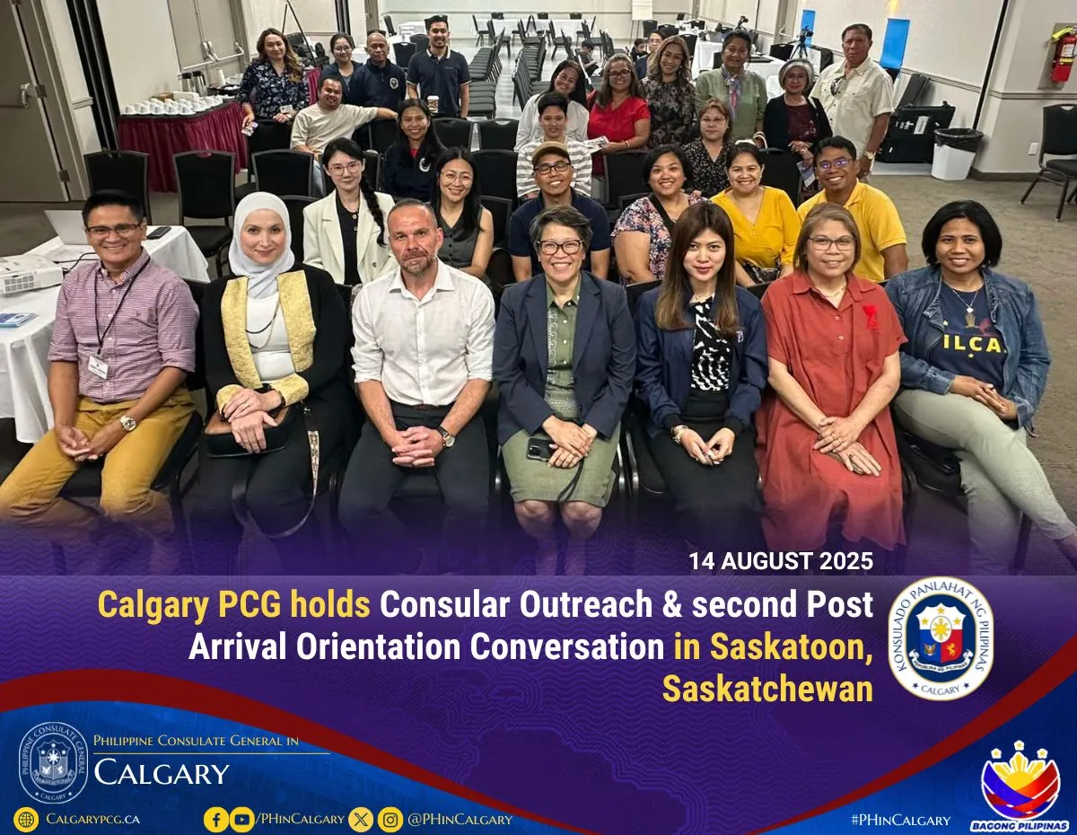 Calgary PCG holds Consular Outreach & Second Post Arrival Orientation Conversation in Saskatoon, Saskatchewan