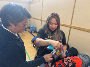 Consul General Emma R. Sarne attended the 5th and biggest Backpack Program organized by Sab Connections