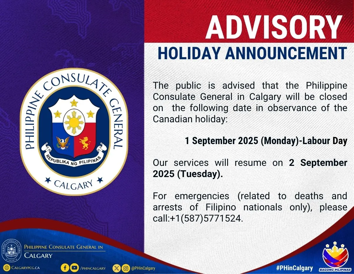 Holiday Announcement: 1 September 2025 (Monday) – Labour Day