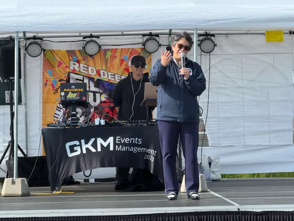 Consul General Emma Sarne Attends the Opening of the 2nd Red Deer Filipino Music and Food Street Festival