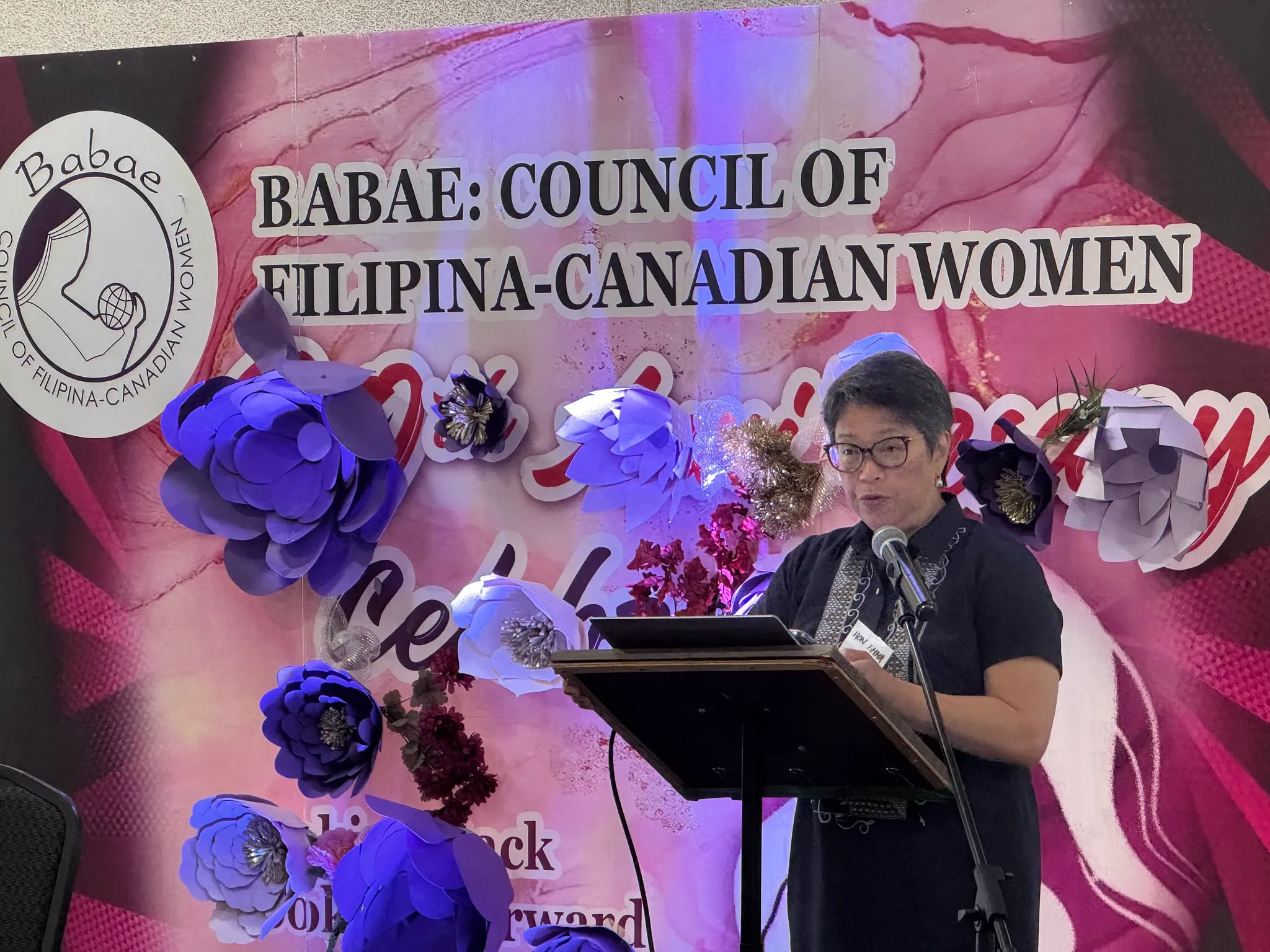Consul General Emma R. Sarne attended a collaboration forum entitled “Victims and Survivors of Crime: The Power of Collaboration” organized by Babae: Council of Filipina-Canadian Women.