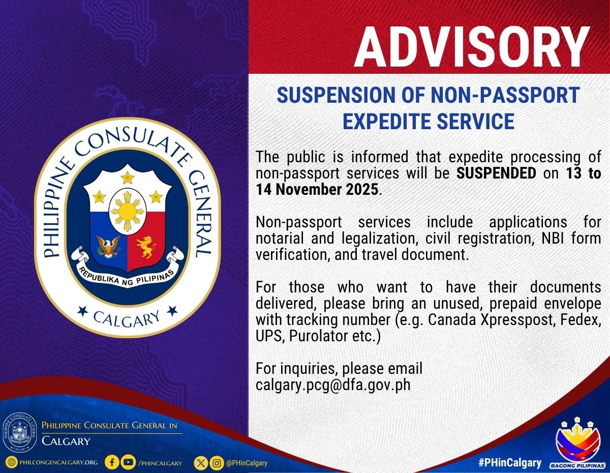 Suspension of Non-Passport Expedite Service