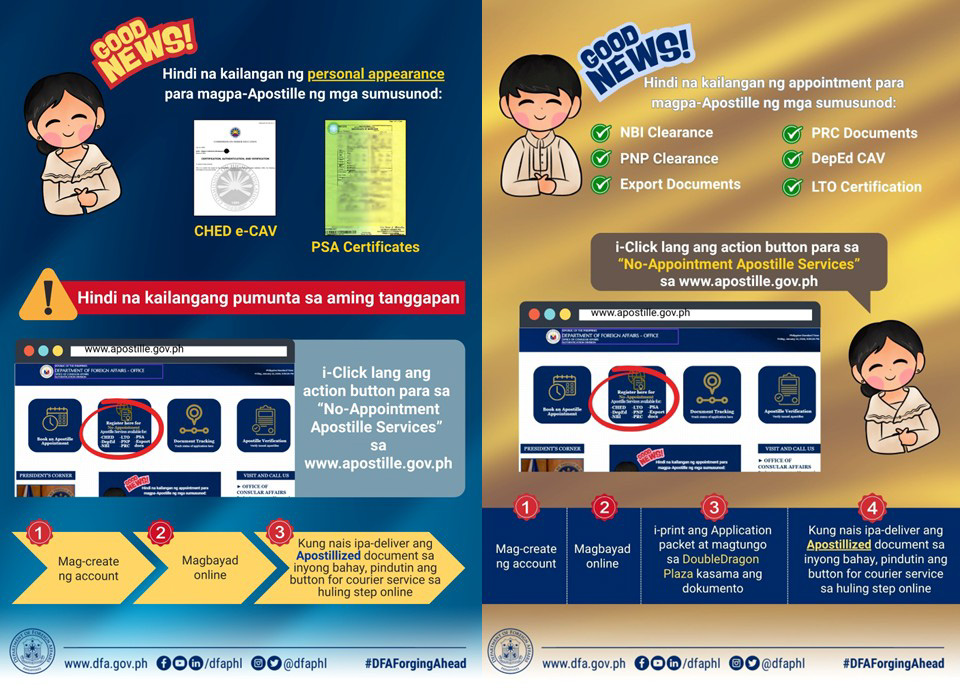 DFA Online Apostille Appointment System