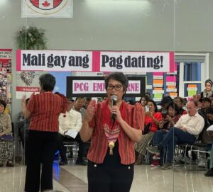 Consul General Emma R. Sarne at the Philippine Cultural Centre, November 8, 2025