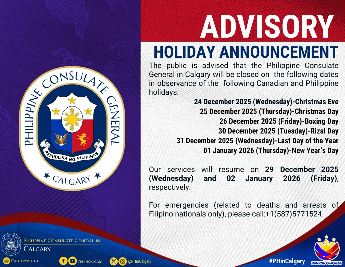 Holiday Announcement ( 24 December 2025 – 01 January 2026)