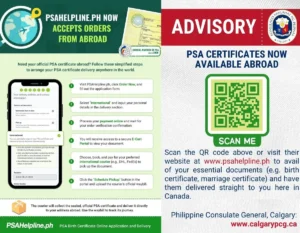PSA Helpline.ph now Accepts Orders from Abroad
