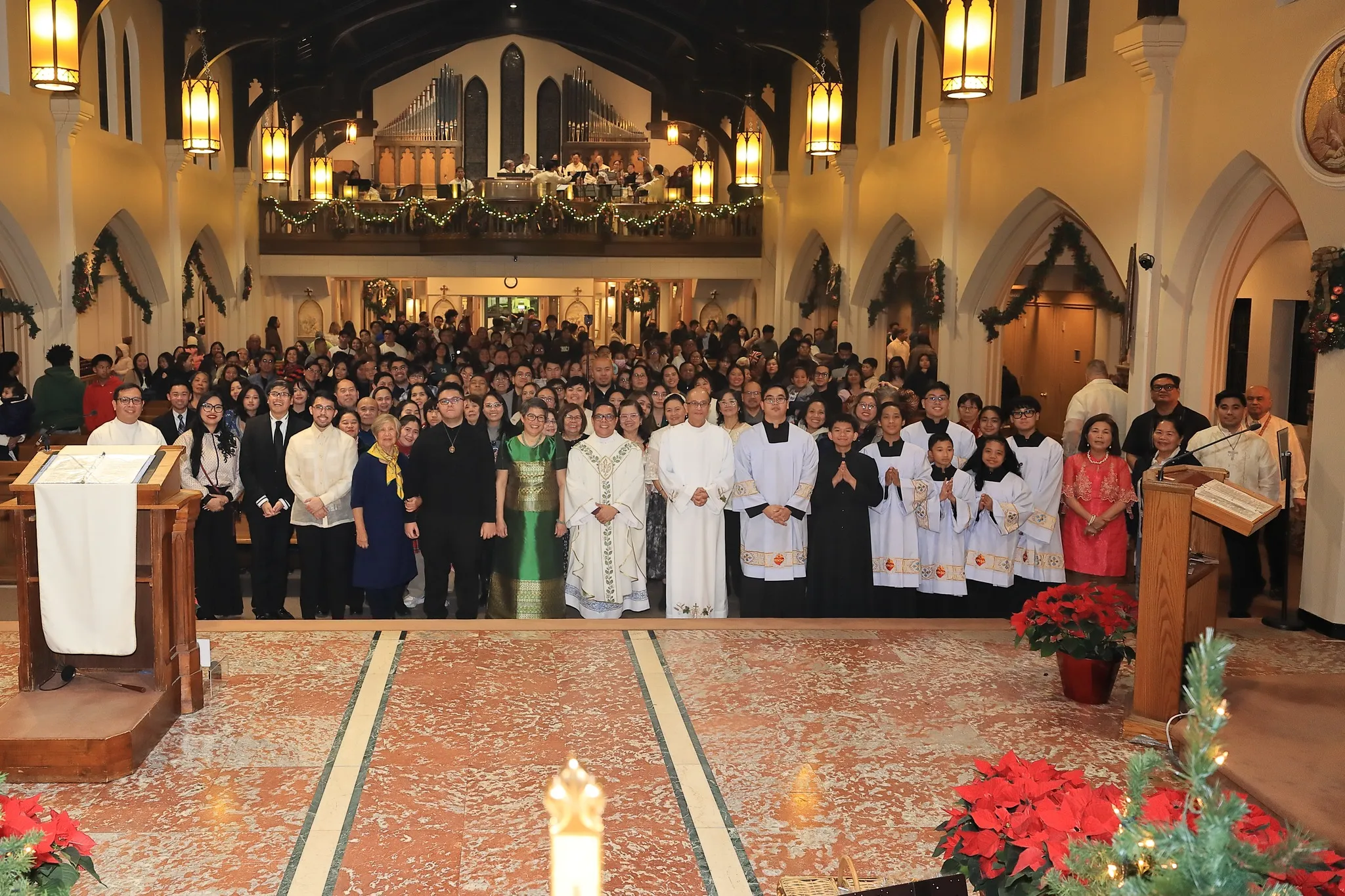 Simbang Gabi at Sacred Heart Parish on 23 December 2025