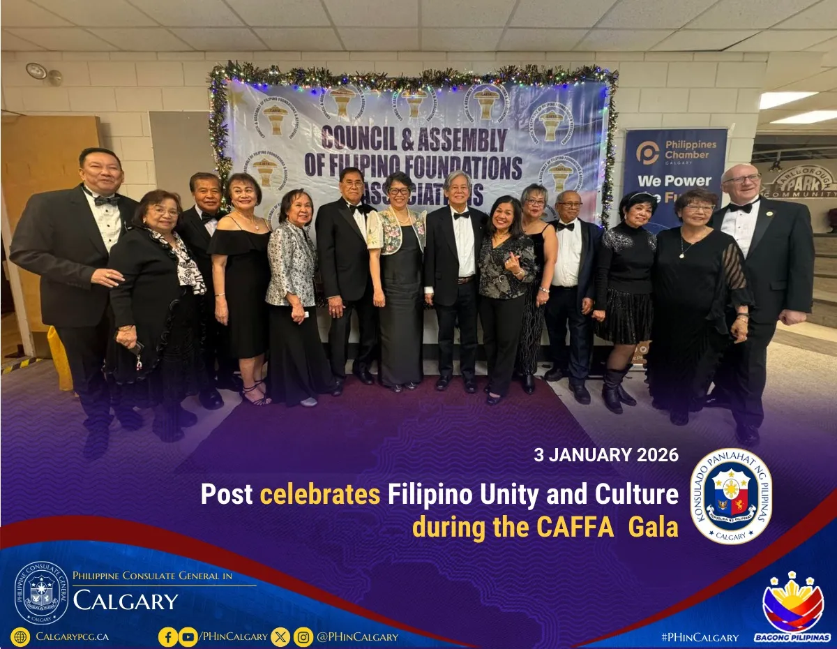 The Consul General Attended the Council and Assembly of Filipino Foundations and Associations (CAFFA) Gala