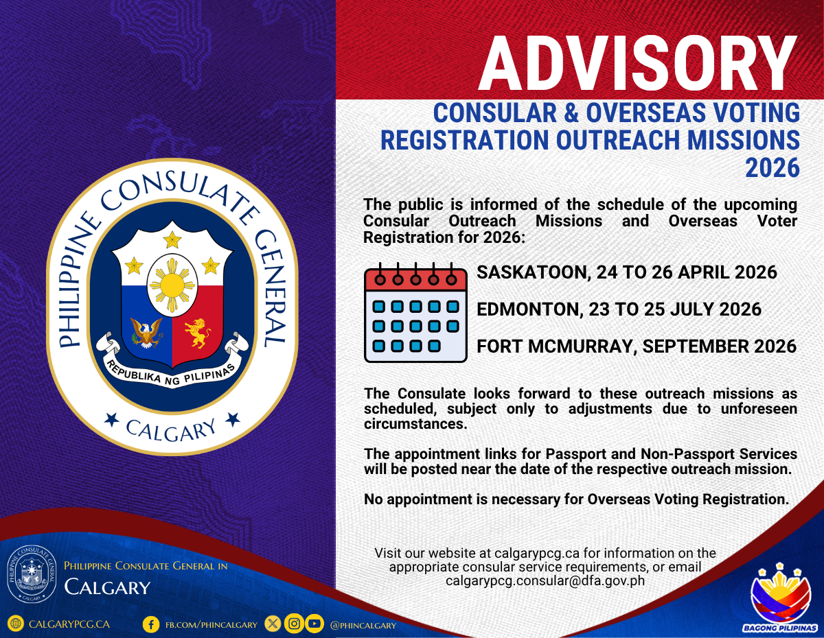 Consular & Overseas Voting Registration Outreach Missions 2026