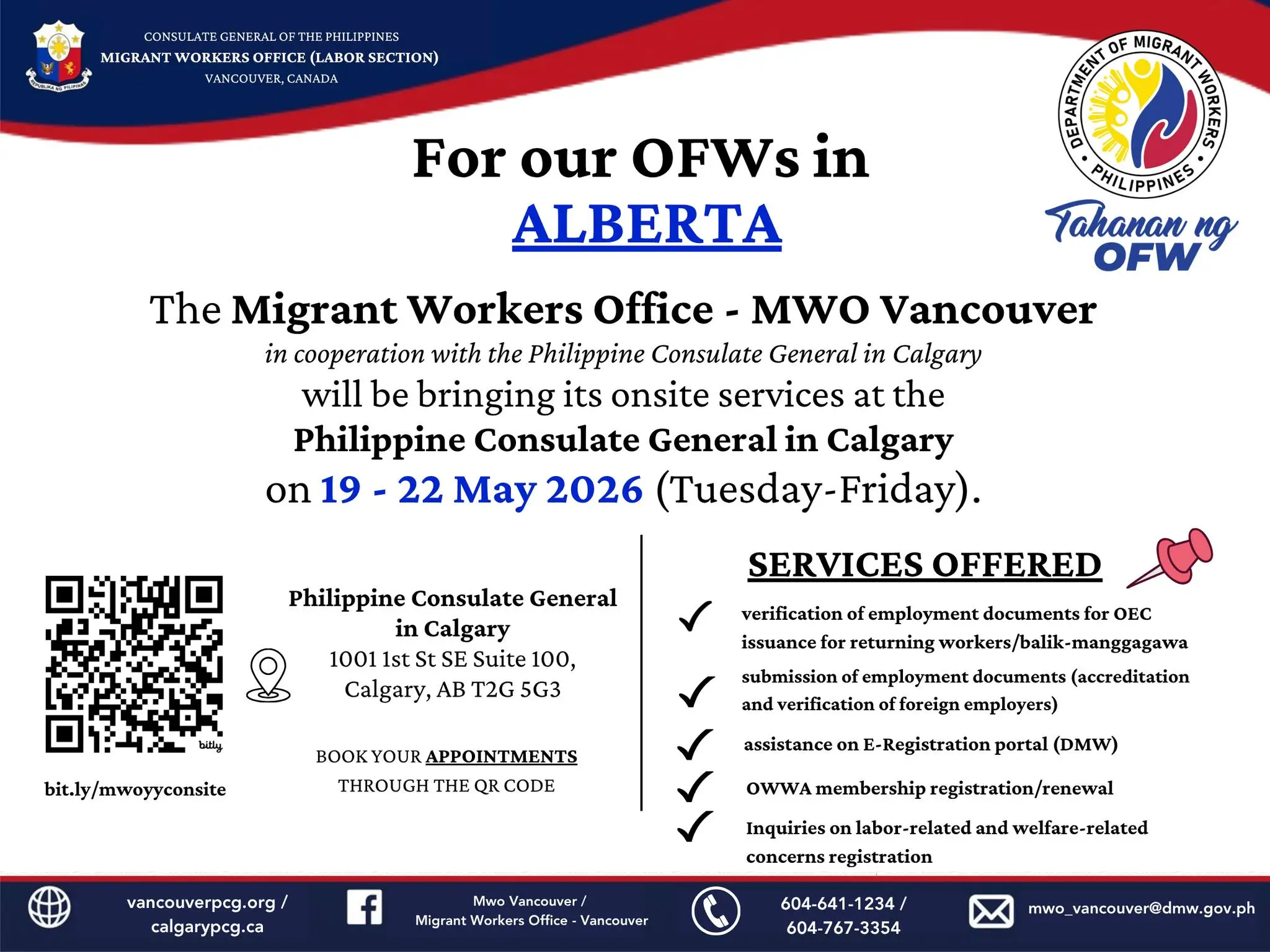 MWO Onsite Services in Calgary, Alberta for Q2 of 2026!