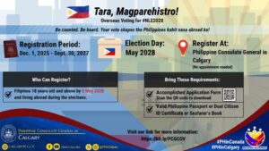 REMINDER: Overseas Voter Registration is ongoing!