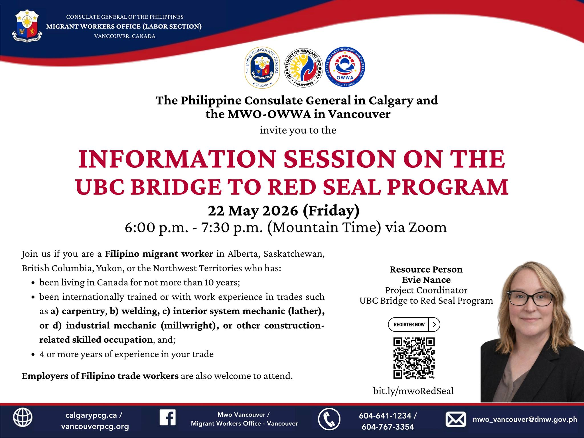 Information Session on the UBC Bridge to Red Seal Program