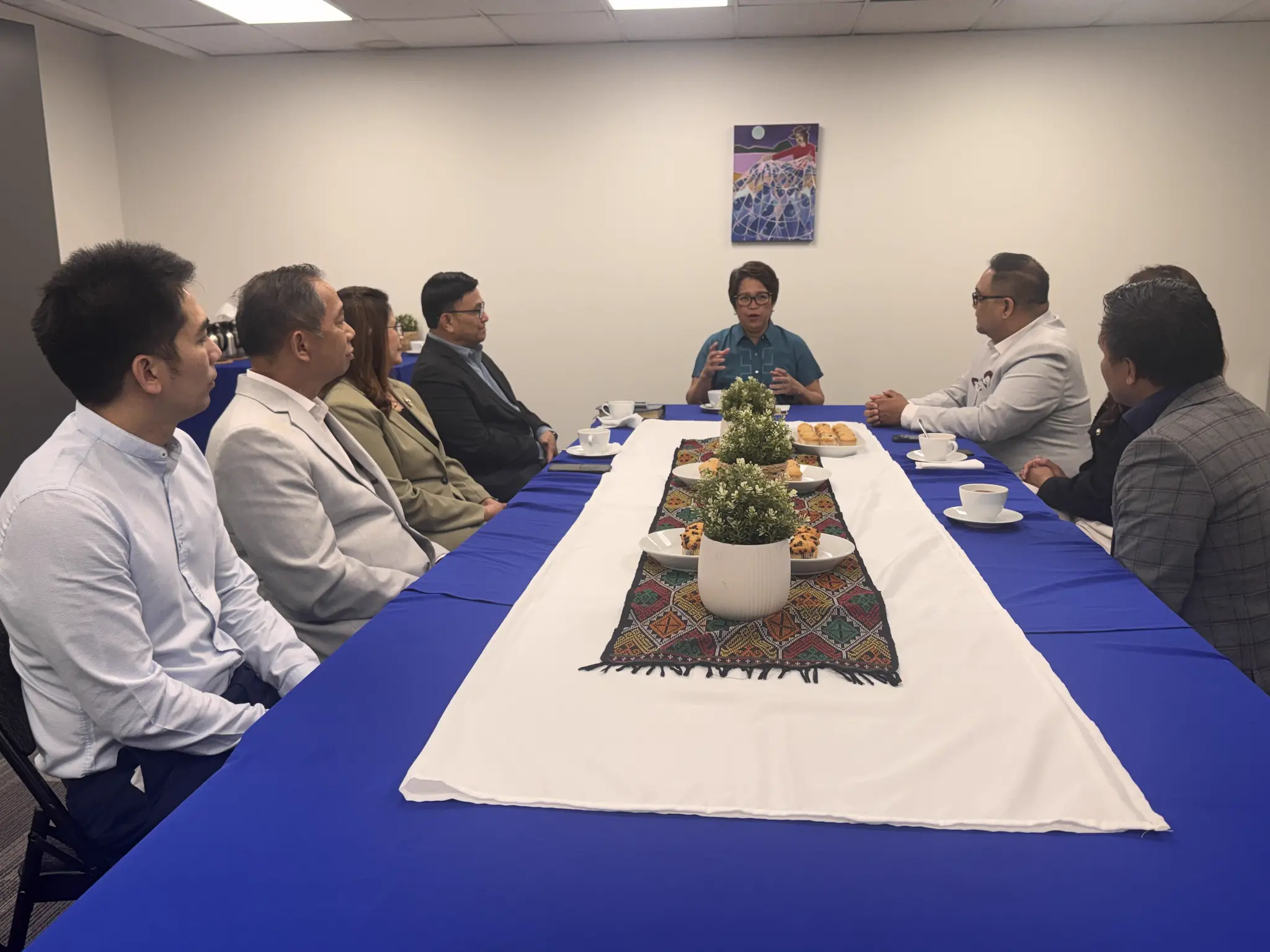 The PMCC’s 4th Watch of Canada paid a courtesy visit on Consul General Emma Sarne