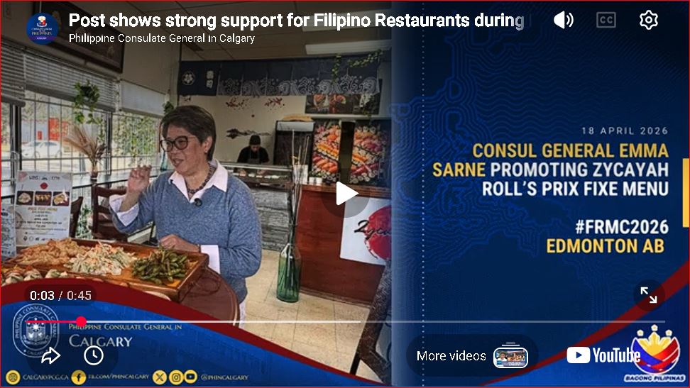 Post shows strong support for Filipino Restaurants during FRMC 2026