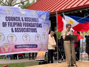 PCG in Calgary, led by Consul General Emma Sarne, joins the Council & Assembly of Filipino Associations (CAFFA) at their Flag raising ceremony.
