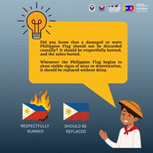 Fun fact: The Flag and Heraldic Code of the Philippines, Section 19