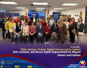 Calgary PCG, Filipino Tech Professionals of YYC, AxeIT Consulting, and Alberta Securities Commission hold Digital Literacy Lab for Seniors