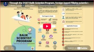 Attention, Filipino Scientists in Alberta and Saskatchewan