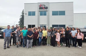 Consul General Emma Sarne visited the NE Site of MRO Electronics Supply Ltd
