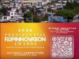 The 2026 Presidential Filipinnovation Awards National Competition is happening on 02–03 September 2026!