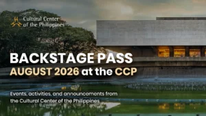 Cultural Center of the Philippines – August 2026