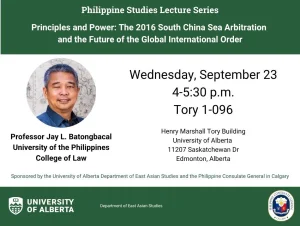 Join the Department of East Asian Studies on Wednesday, September 23 from 4-5:30 p.m. in Tory 1-096 for Principles and Power