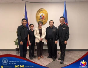 Consul General Emma Sarne welcomed Kalilayan and Binhi ng Lahi Folkloric Groups
