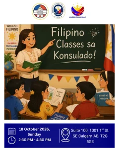 Filipino Classes sa Konsulado!