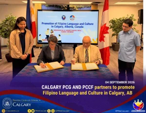 Calgary PCG and PCCF partners to Promote Filipino Language and Culture in Calgary, AB